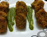 A picture of step 13 of Meethi Vadi.