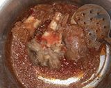 A picture of step 5 of Beef nehari.