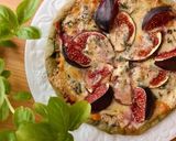 Hình bước làm 4 của món 💚 Bánh Pizza Sung Ngọt Phô Mai Xanh Saint-Agur (Vegetarian)