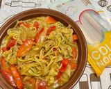 甜椒豬肉咖哩燴彩虹麵的食譜步驟8照片
