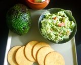 A picture of step 3 of Guacamole (avocado chutney).