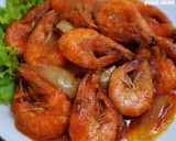 Foto langkah ke 3 dari resep Udang saus padang.