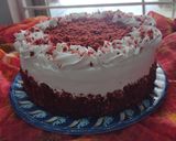 A picture of step 18 of Red velvet cake 🎂🍰.