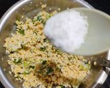 A picture of step 3 of Moong dal cucumber salad(Andra style).