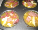Foto del paso 3 de la receta: Muffin de huevos, bacon, salami y queso