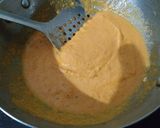A picture of step 4 of Makhni sauce pasta.