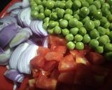 A picture of step 2 of Veg biryani.