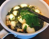 Hình bước làm 2 của món 🌱 Canh Nấm Rong Biển Wakame (Vegan)