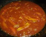 A picture of step 2 of Spicy Mexican prawns.