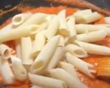 A picture of step 3 of Tomatoes Cheese pasta.