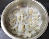 A picture of step 1 of Prawn lolipop.