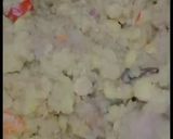 A picture of step 1 of Shikumpuri (center filled)shami kabab.