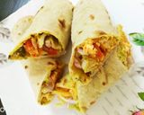 A picture of step 5 of Vegetables paneer Kathi roll with avocado twist (very healthy ve.