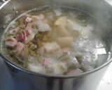 A picture of step 4 of PA Dutch Ham & Greenbeans.