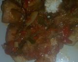 A picture of step 11 of Awara with sauce.