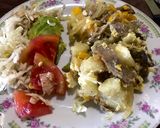 Foto del paso 5 de la receta: Revuelto gramajo, de la zona