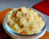 Foto langkah ke 4 dari resep Bubur ayam tomat gurih MPASI start 8+.