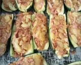 Foto del paso 4 de la receta: Calabacines rellenos de patata, calabacín y bacon