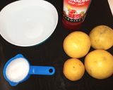 A picture of step 1 of Orange's sunrise.