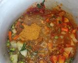 A picture of step 5 of Bisi Bele Bath.