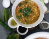 A picture of step 11 of Hot and sour soup.