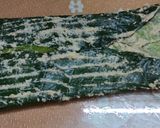 A picture of step 4 of Boiled colocasia leaves with moong dal and chawli dal.