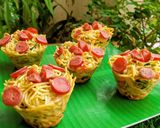 Foto langkah ke 5 dari resep Muffin Mie Gurih.