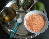 A picture of step 1 of Bengali Recipe Tok Masoor Dal.
