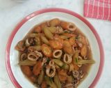 Foto langkah ke 4 dari resep Cumi Tumis Timun Wortel / Cah Timun Cumi.