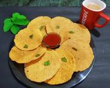इंस्टेंट बेसन चावल पापड़ (Instant besan chawal papad recipe in Hindi) रेसिपी चरण 8 फोटो