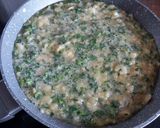 Pas rețetă Tortilla de cartofi și spanac! 4 fotografie