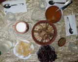 صورة لخطوة 3 من وصفة بربوشة باللحم ولفت سعيدي 😋😋😋