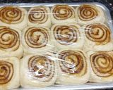 A picture of step 8 of Cinnamon rolls with nutella frosting.