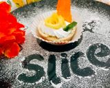 A picture of step 1 of Mango cream tart.