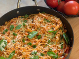 Prawn Fettuccine with Tomato Sauce