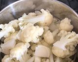 A picture of step 1 of Cauliflower Cheese with Chives.