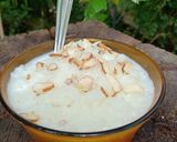 A picture of step 3 of Skimmed milk kheer.