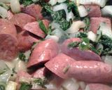 A picture of step 4 of Sausage and bok choy II.