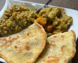 A picture of step 3 of Curry red lentils & sweet potato 🍠.