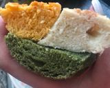 A picture of step 10 of Tri Colored Braided Bread.