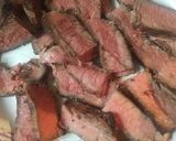 A picture of step 3 of Leftover London Broil Salad.