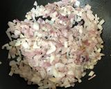 A picture of step 3 of Green Soya Keema.
