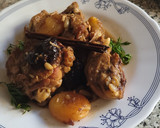 Foto del paso 9 de la receta: Pollo Rustido con Ciruelas y Orejones