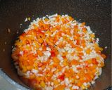 A picture of step 5 of Jambalaya.