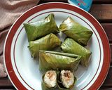 Foto langkah ke 9 dari resep Lemper isi Ayam.