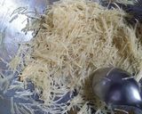 A picture of step 1 of Meethi Sewian.