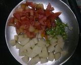 A picture of step 2 of Samak khichdi.