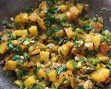 Spring onion sabji recipe step 4 photo