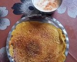 A picture of step 5 of Besan Chilla.
