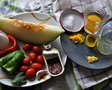 Foto del paso 1 de la receta Ensalada de melón 🍈 y anchoas